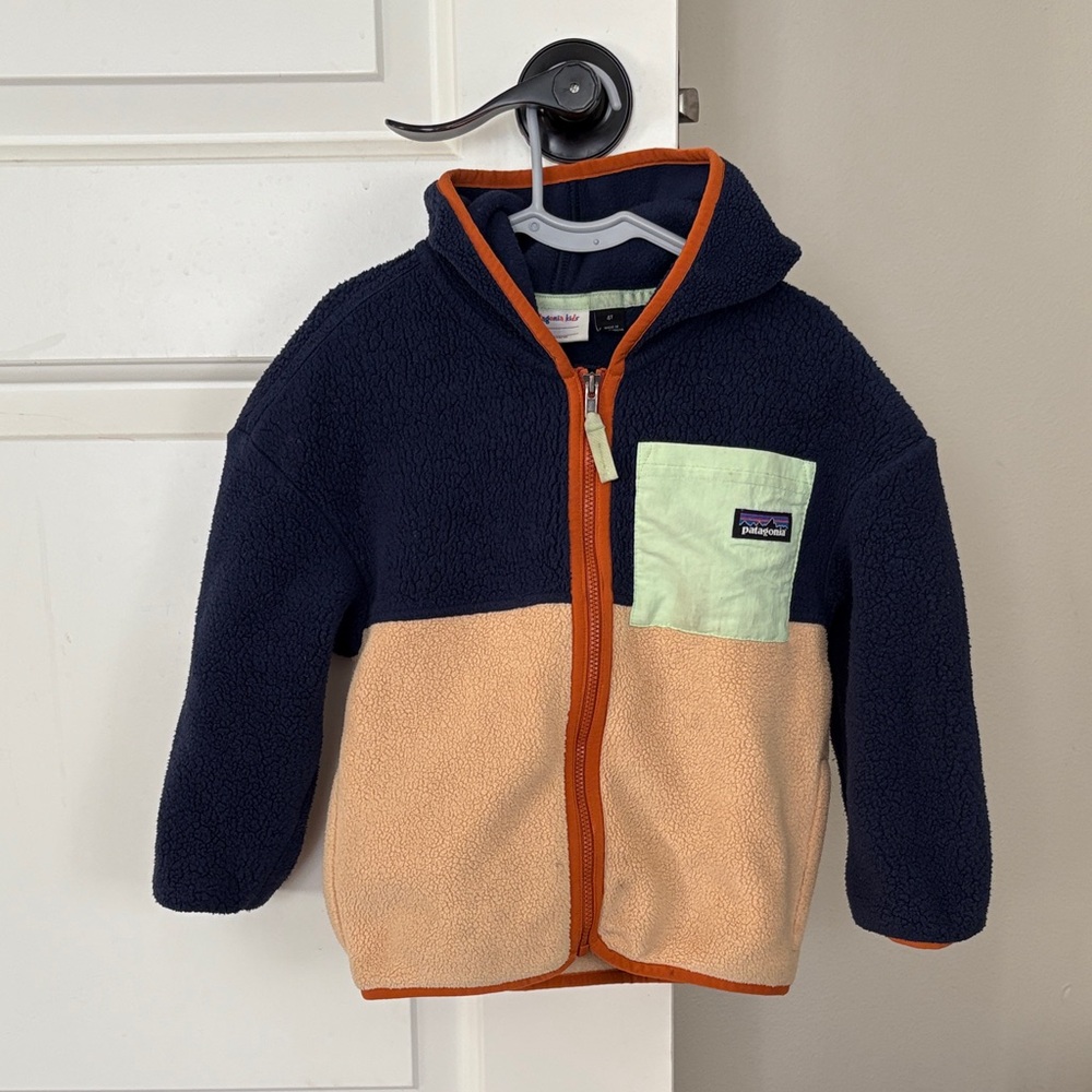 Patagonia kids synchilla fleece hoodie